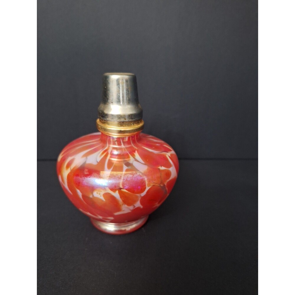 Home & Garden Party Glass Fragrance oil Diffusser Lamp Crimson Wick Marble Style